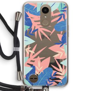 Tropisch: LG K10 (2017) Transparant Hoesje met koord