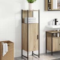 Badkamerkast met opslag Beige 33 x 33 x 120.5 cm Bewerkt hout