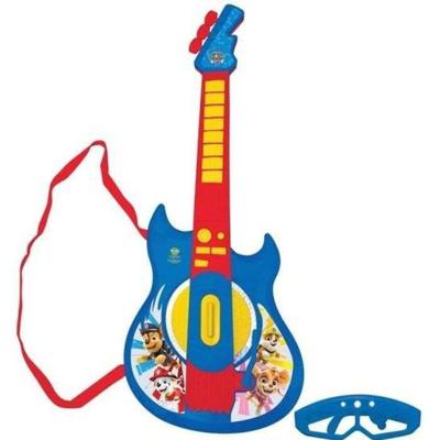 PAT PATROUILLE - Verlichte elektronische gitaar 59cm - Bril en microfoon