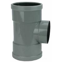Wavin PVC Verloopstuk T-Stuk 88° - 110x50mm 2x Manchet 1x Lijmmof - Waterbeheer-oplossingen