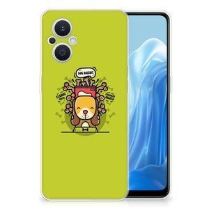 OPPO Reno8 Lite Telefoonhoesje met Naam Doggy Biscuit