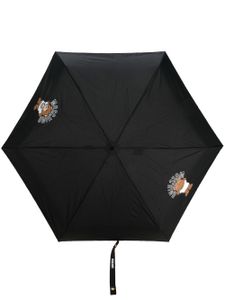 Moschino parapluie à imprimé Teddy Bear - Noir