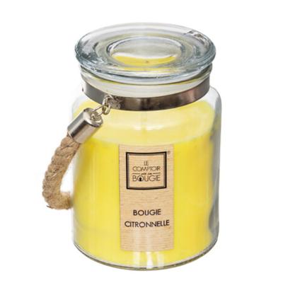 Atmosphera geurkaars citronella - 500 g - citroengras - 84 uur - zomer