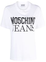 MOSCHINO JEANS t-shirt en coton à logo imprimé - Blanc