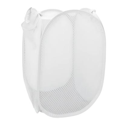 Wasmand flexibel/opvouwbaar - wit - kunststof - 30 x 30 x 50 cm - 55 liter