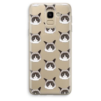 It's a Purrr Case: Samsung Galaxy J6 (2018) Transparant Hoesje