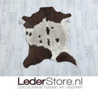 Geitenhuid bruin wit 80x70cm