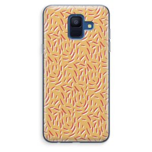 Camouflage: Samsung Galaxy A6 (2018) Transparant Hoesje