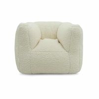 Jollein fauteuiltje Beanbag Teddy cream white Maat - thumbnail