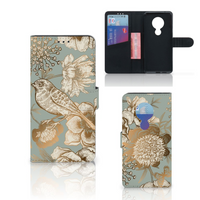 Hoesje voor Nokia 7.2 | Nokia 6.2 Vintage Bird Flowers - thumbnail