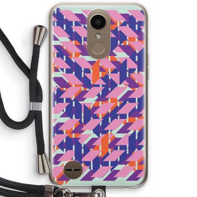 Skew Blush 3: LG K10 (2017) Transparant Hoesje met koord