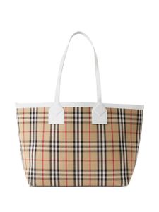 Burberry sac porté épaule London médium - Marron