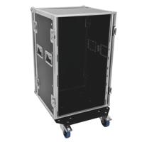 Roadinger Rack Profi 19 inch flightcase 18HE 450 mm diep met wielen