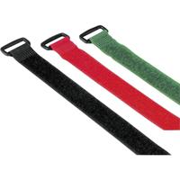 Hama 00020538 Klittenband kabelbinder Kunststof Rood, Groen, Zwart flexibel (l x b) 25 cm x 2 cm 9 stuk(s) - thumbnail