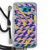 Skew Blush 1: Samsung Galaxy S6 Transparant Hoesje met koord