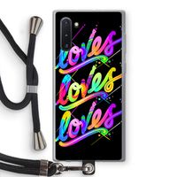 Loves: Samsung Galaxy Note 10 Transparant Hoesje met koord