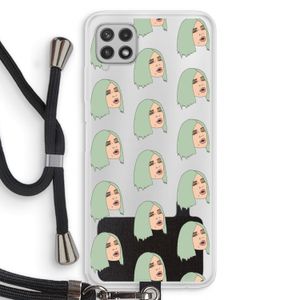 King Kylie: Samsung Galaxy A22 4G Transparant Hoesje met koord