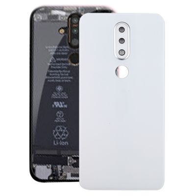 Batterij achterkant met cameralens voor Nokia X6 (2018) / 6.1 Plus TA-1099(Wit)