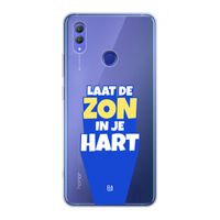 Laat de zon in je hart: Honor Note 10 Transparant Hoesje