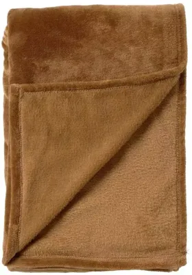 Dutch Decor plaid billy 150x200cm tobacco brown