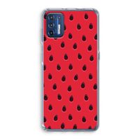 Watermelon: Motorola Moto G9 Plus Transparant Hoesje Watermelon: Motorola Moto G9 Plus Transparant Hoesje
