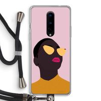 Yellow glasses: OnePlus 8 Transparant Hoesje met koord