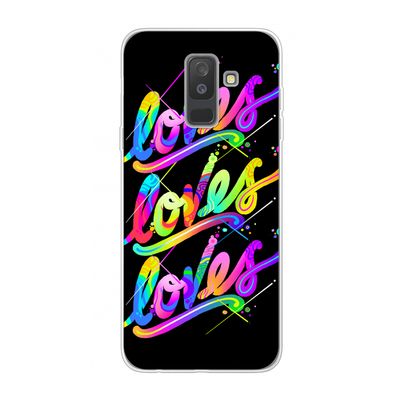 Loves: Samsung Galaxy A6 Plus (2018) Transparant Hoesje