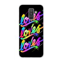 Loves: Samsung Galaxy A6 Plus (2018) Transparant Hoesje