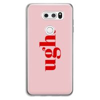 Ugh: LG V30 Transparant Hoesje