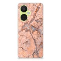 OnePlus Nord CE 3 Lite | TPU | Siliconen hoesje | Marmer Oranje