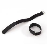 Adam Hall VR4040BLK Klittenband kabelbinder Met riem Haak- en lusdeel (l x b) 400 mm x 38 mm Zwart 1 stuk(s)