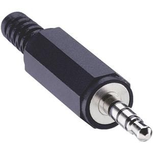 Lumberg 1532 02 Jackplug 3.5 mm Stekker, recht Aantal polen: 4 Stereo Zwart 1 stuk(s)