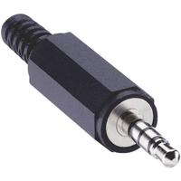 Lumberg 1532 02 Jackplug 3.5 mm Stekker, recht Aantal polen: 4 Stereo Zwart 1 stuk(s) - thumbnail