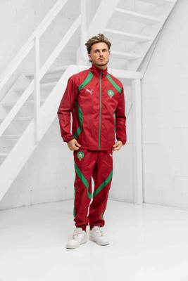 Marokko Pre-Match Trainingspak Senior Rood 2025/2026 - Maat S - Kleur: Rood | Soccerfanshop