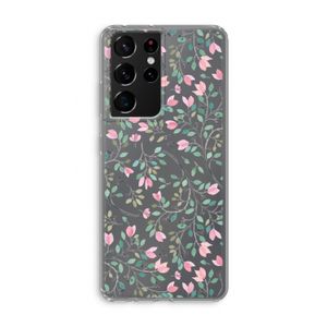 Sierlijke bloemen: Samsung Galaxy S21 Ultra Transparant Hoesje