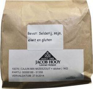 Jacob Hooy Cajun mix met zeezout (1 Kilogr)