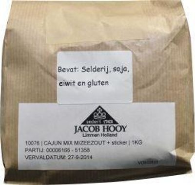 Jacob Hooy Cajun mix met zeezout (1 Kilogr)