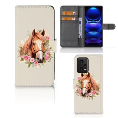 Telefoonhoesje | Met pasjeshouder | voor Xiaomi Redmi Note 12 5G | Poco X5 Paard