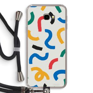 Illustratieve pop 2: Samsung Galaxy J4 Plus Transparant Hoesje met koord