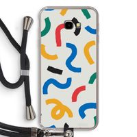 Illustratieve pop 2: Samsung Galaxy J4 Plus Transparant Hoesje met koord Illustratieve pop 2: Samsung Galaxy J4 Plus Transparant Hoesje met koord