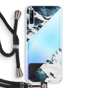 Golven: Huawei P Smart Pro Transparant Hoesje met koord