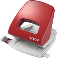 Leitz Topstyle Desktop perforator papierperforator 25 vel Rood - thumbnail