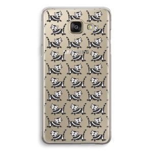 Zwarte poes: Samsung Galaxy A5 (2016) Transparant Hoesje