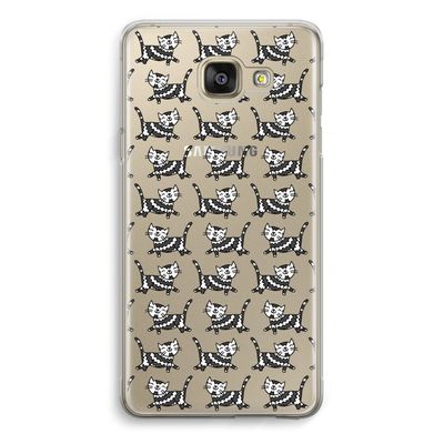 Zwarte poes: Samsung Galaxy A5 (2016) Transparant Hoesje