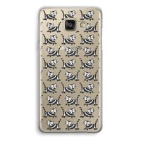 Zwarte poes: Samsung Galaxy A5 (2016) Transparant Hoesje