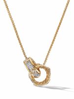 David Yurman collier Modern Renaissance en or 18ct pavé de diamants (16,4 mm)