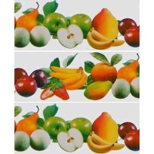 Fruitvliegjes val fruit raamstickers - 6x stickers - ongedierte bestrijding - Ongediertevallen - Ongediertebestrijding