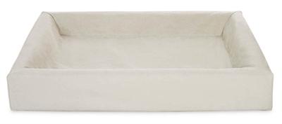 BIA BED COTTON OVERTREK HONDENMAND ZAND BIA-80 100X80X15 CM