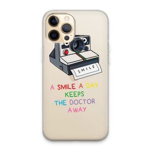 Smile: iPhone 13 Pro Max Transparant Hoesje