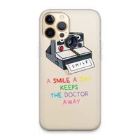 Smile: iPhone 13 Pro Max Transparant Hoesje Smile: iPhone 13 Pro Max Transparant Hoesje